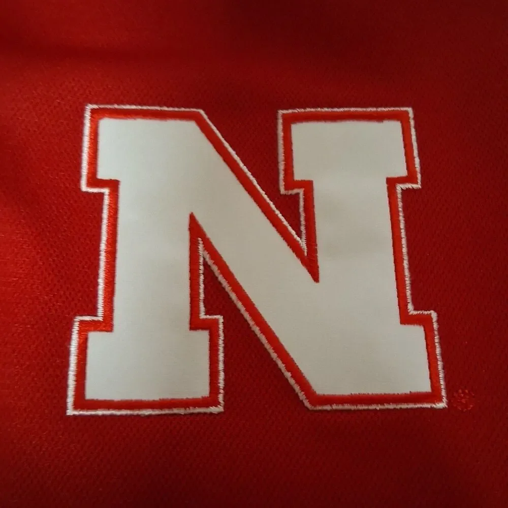 Adidas Nebraska Cornhuskers Track Jacket Men's Large Red Full Zip